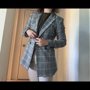 H&M Plaid blazer